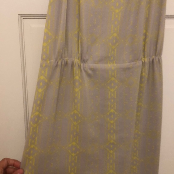 Grey and Neon Racerback J Crew Maxi Dress - Picture 3 of 5